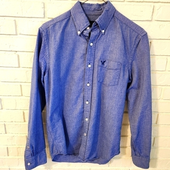 American Eagle Boys Button Down Shirt - Picture 1 of 6